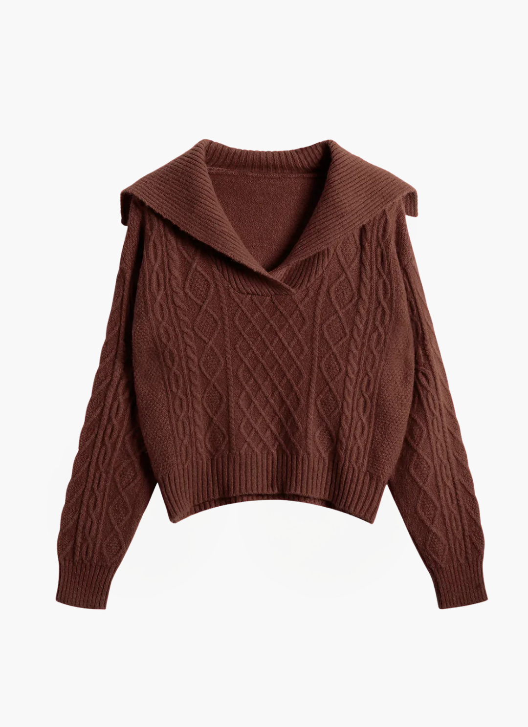 James & Elly™ | Always in Love Knitted Jumper Bordeaux