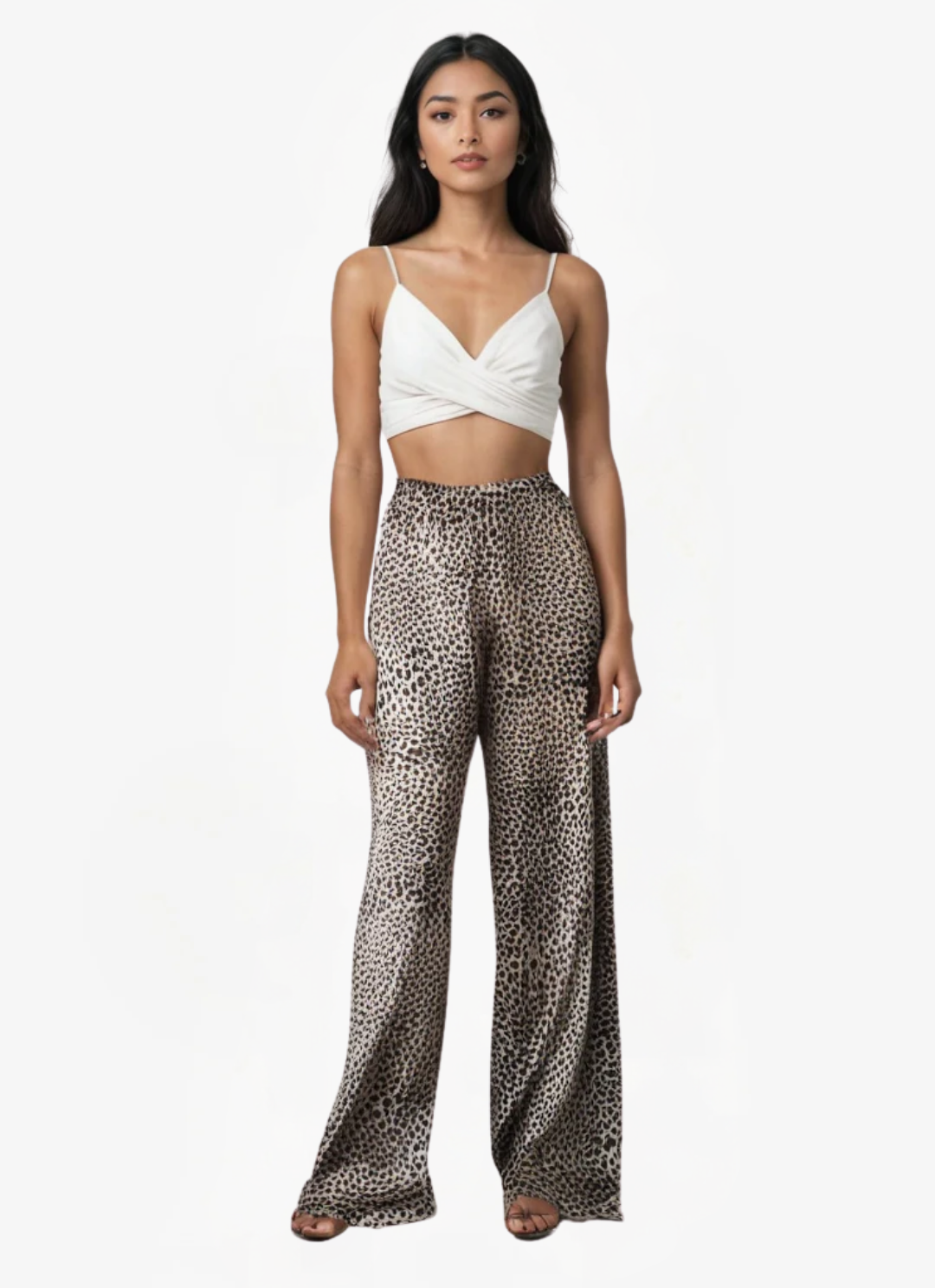 James & Elly™ | Leopard Trousers