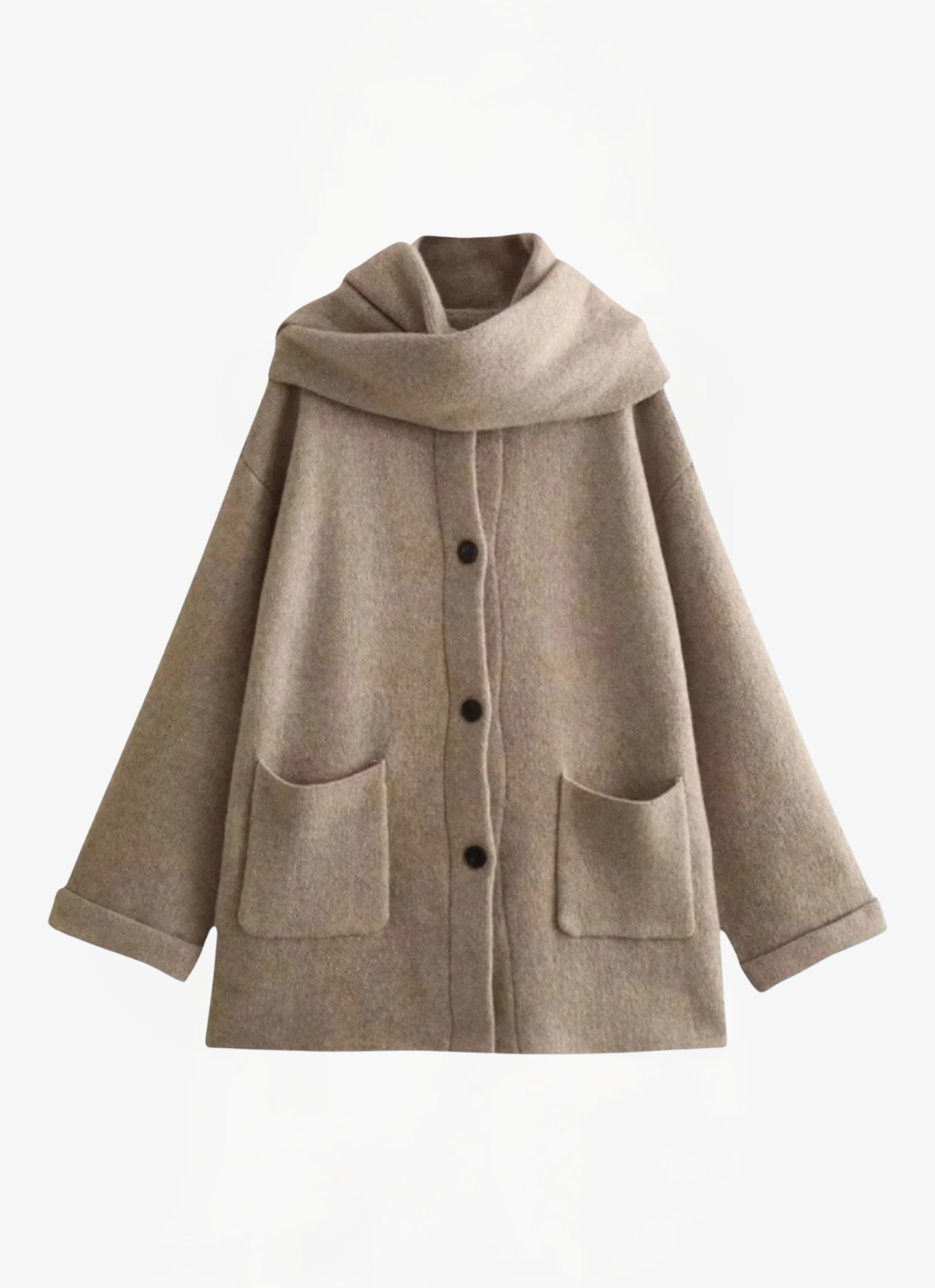 James & Elly™ | Cardigan with Scarf