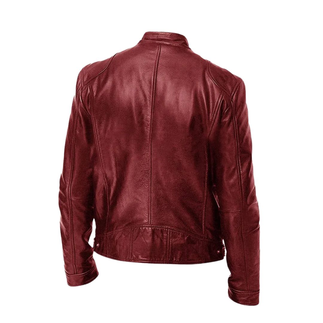 James & Elly™ | Casual Leather Jacket