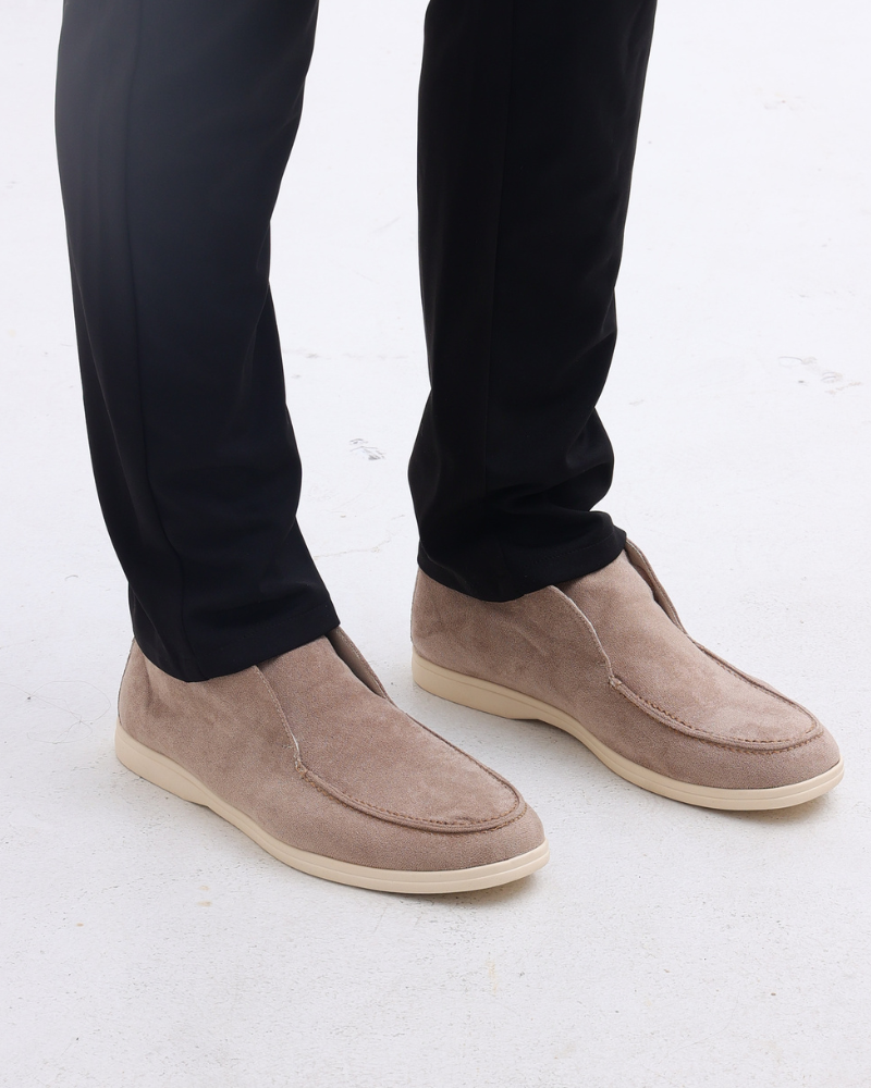James & Elly™ | High Suede Loafers