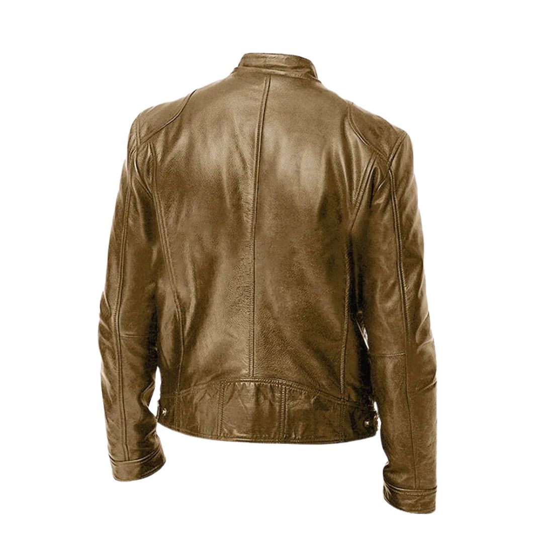 James & Elly™ | Casual Leather Jacket
