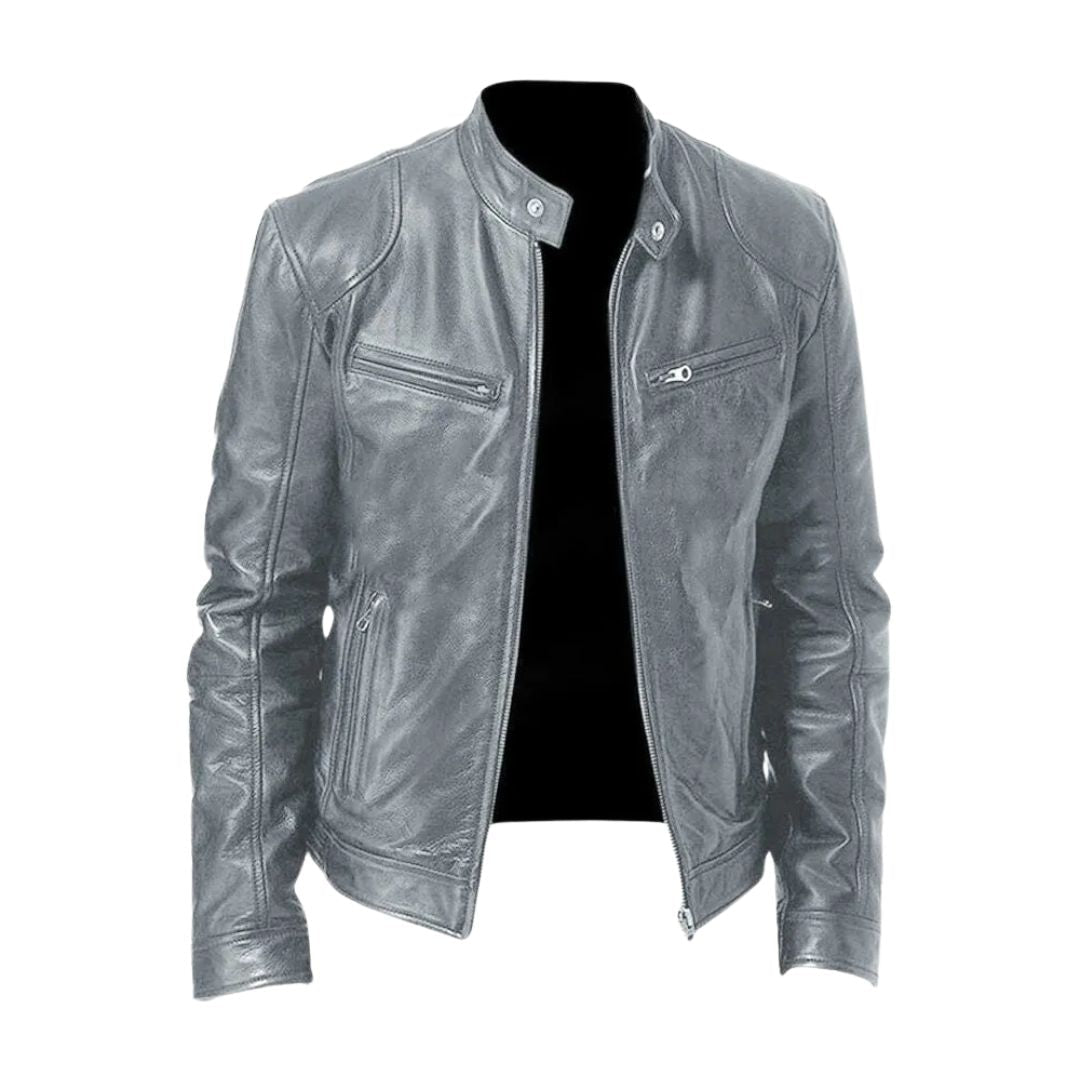 James & Elly™ | Casual Leather Jacket