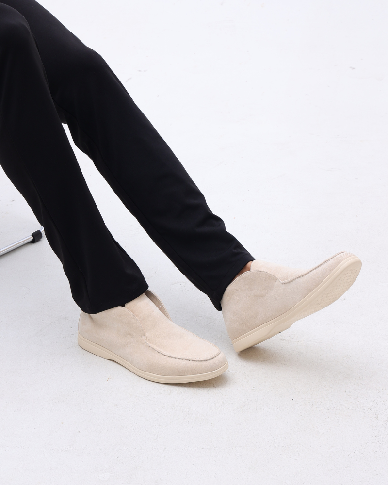 James & Elly™ | High Suede Loafers