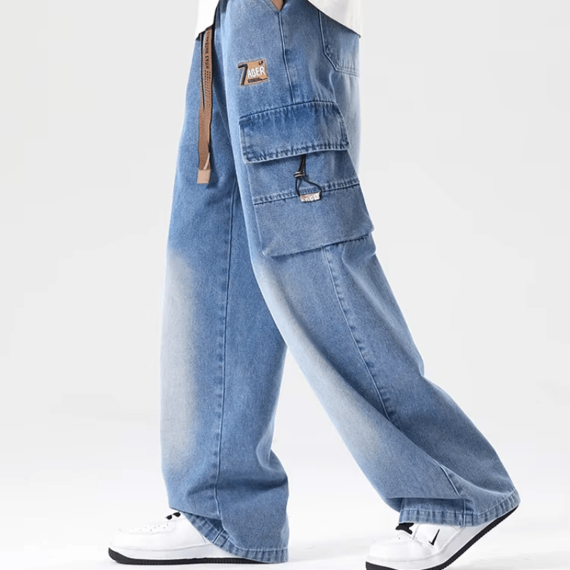 Large Pocket Cargo Jeans