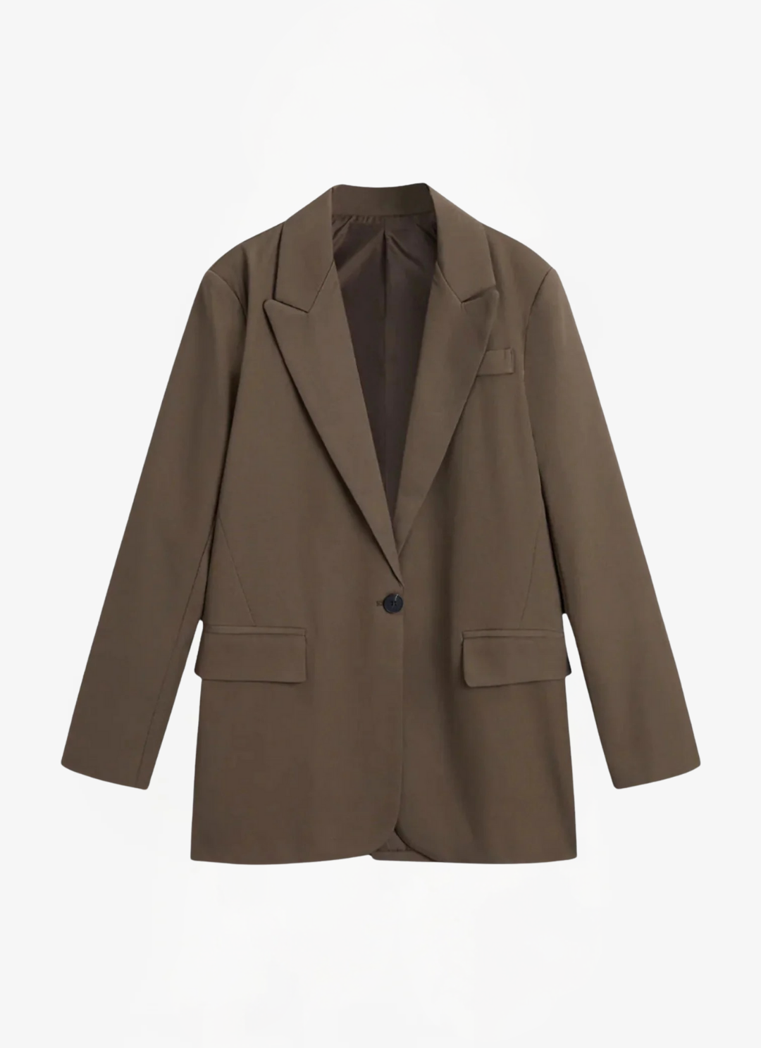 James & Elly™ | Oversized Solid Blazer