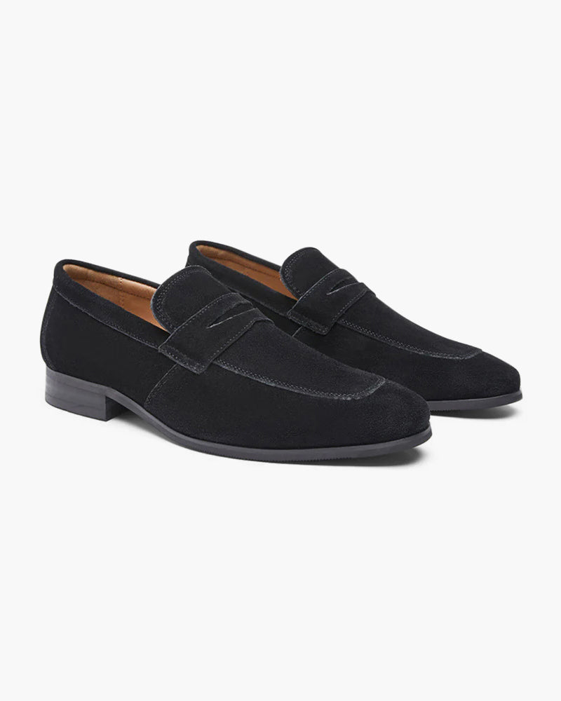 James & Elly™ | Suede Penny Loafers