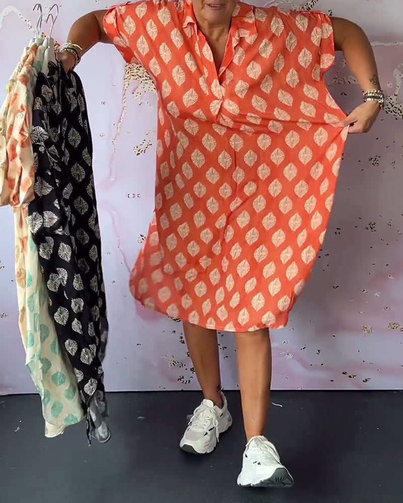 James & Elly™ | Light Shirt Dress