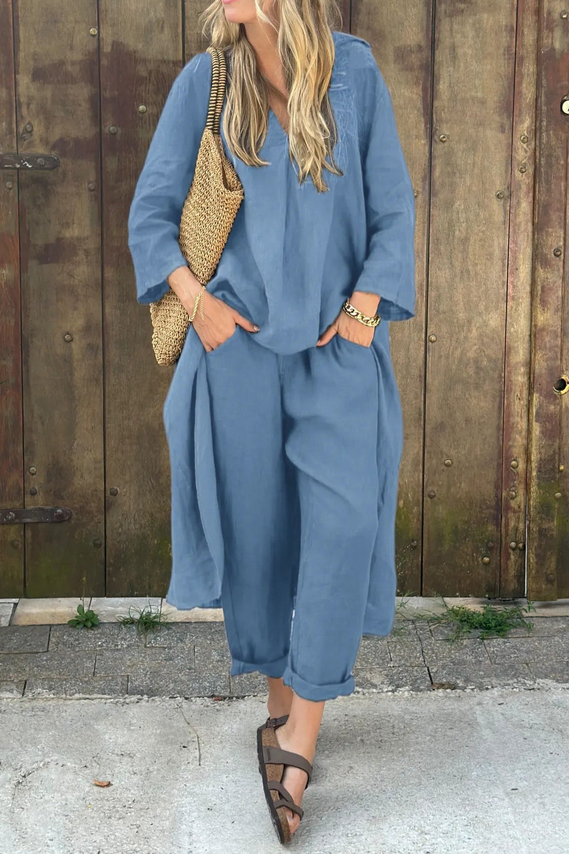James & Elly™ | Relaxed Layered Tunic Set