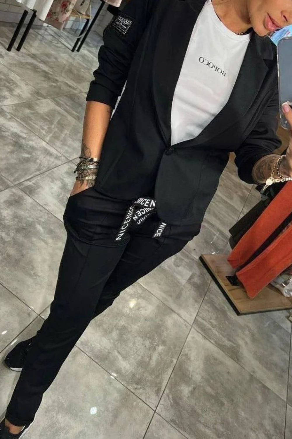 James & Elly™ | Blazer and Jogger Set