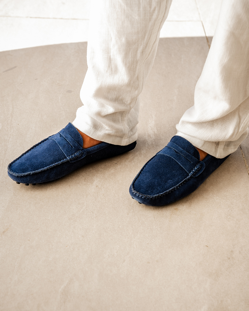 James & Elly™ | Suede Driver Loafers