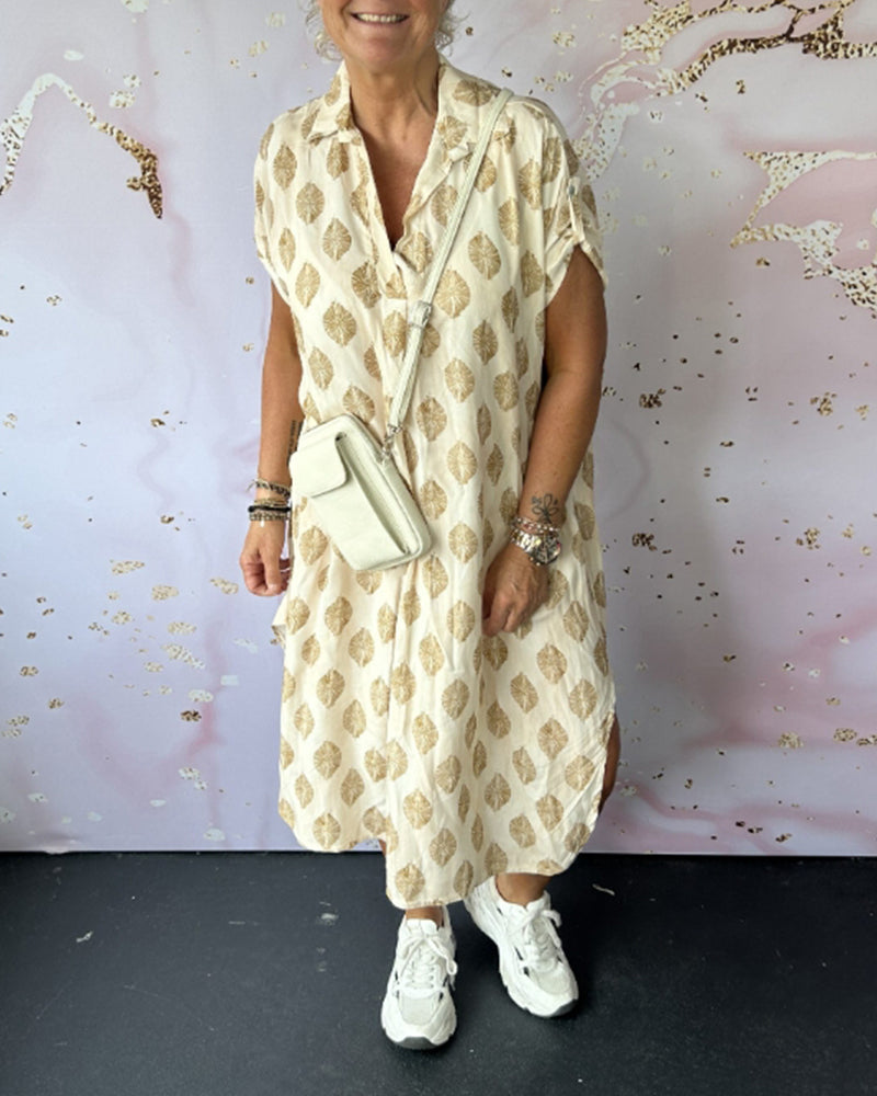 James & Elly™ | Light Shirt Dress