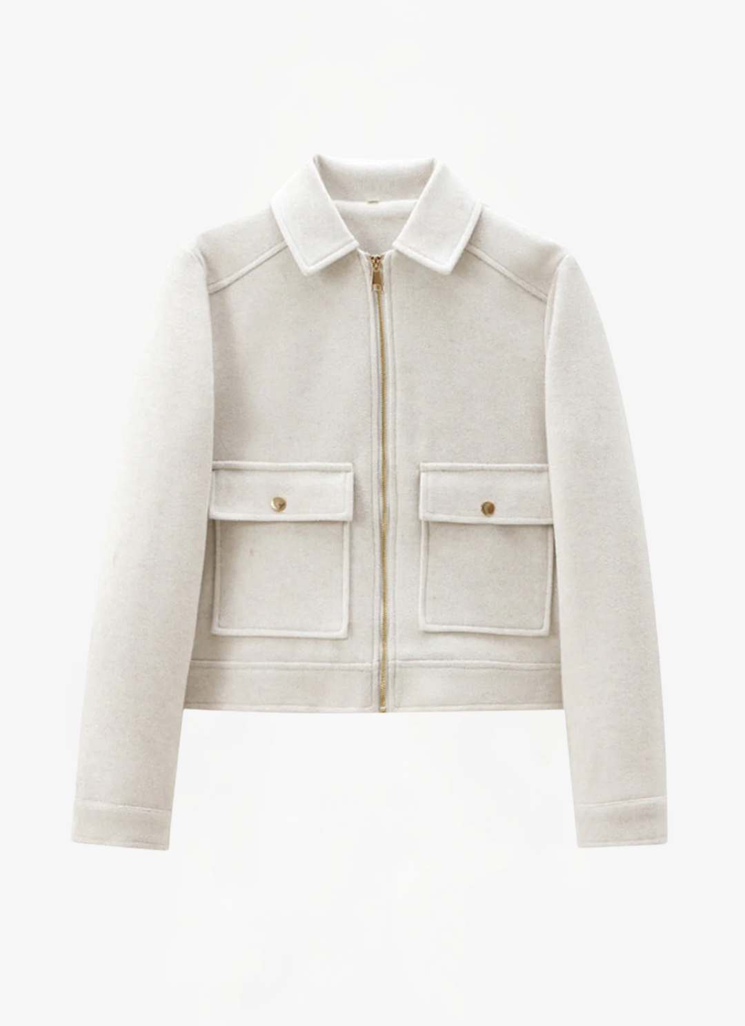 James & Elly™ | Tweed Zip Jacket