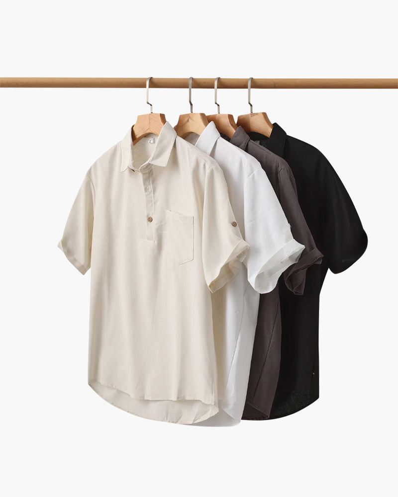 James & Elly™ | Linen Polo