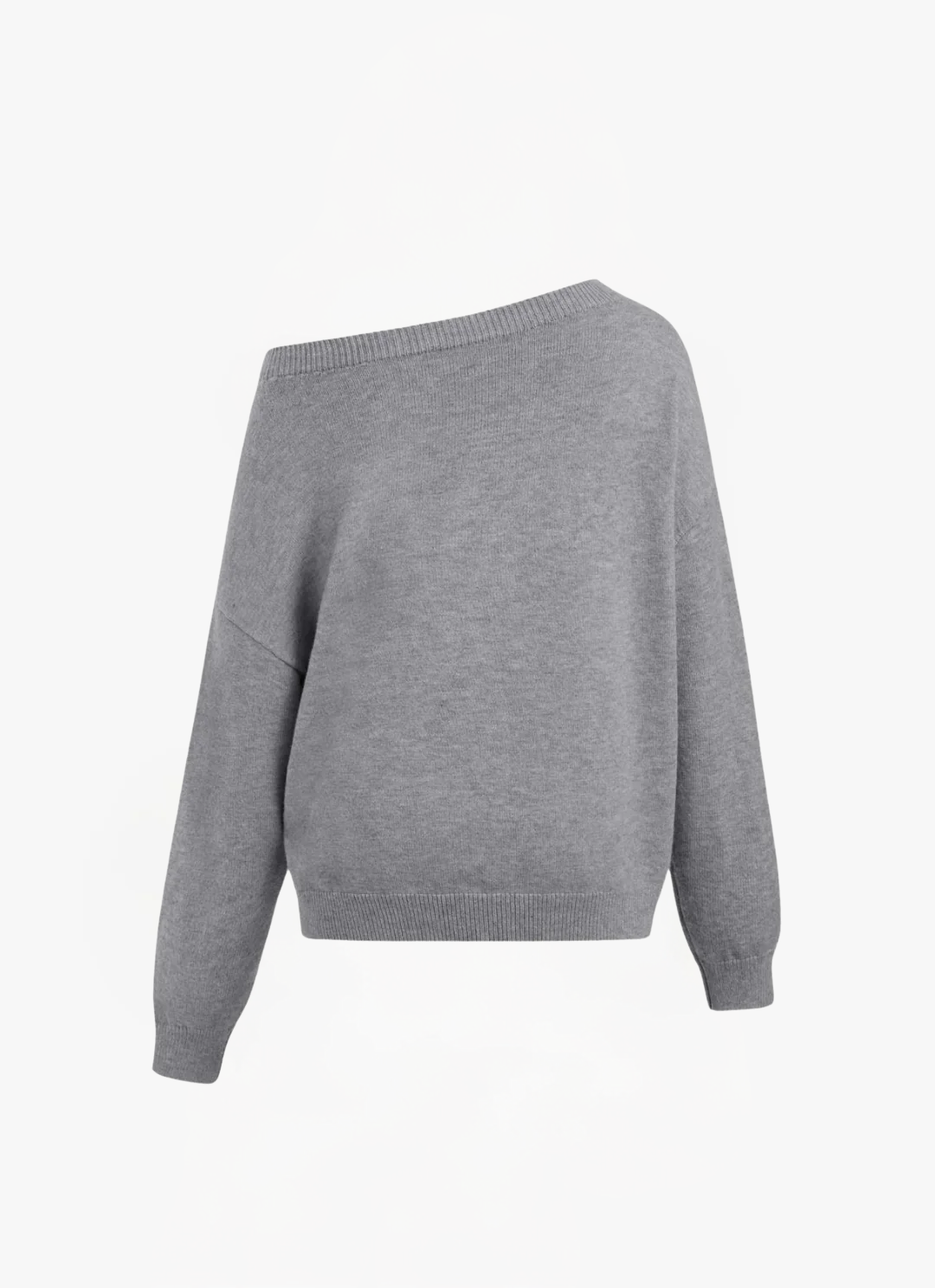 James & Elly™ | Oversized Jumper with Asymmetrical Neckline