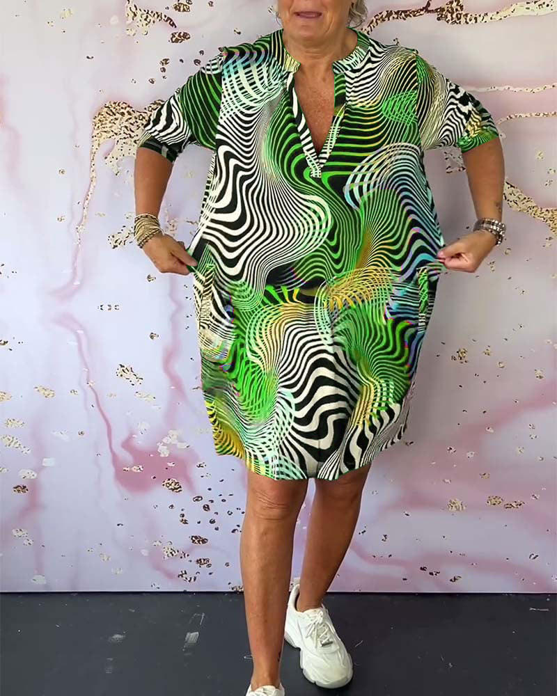 James & Elly™ | Illusion Dress with T-Shirt Cut