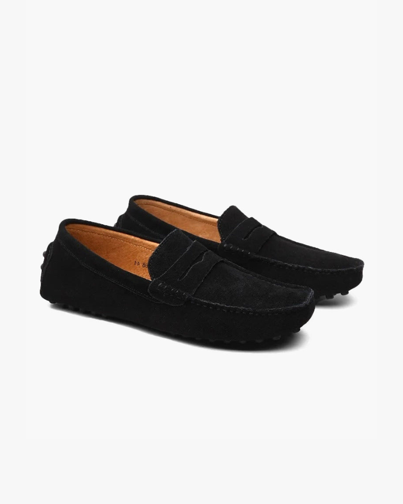 James & Elly™ | Suede Driver Loafers