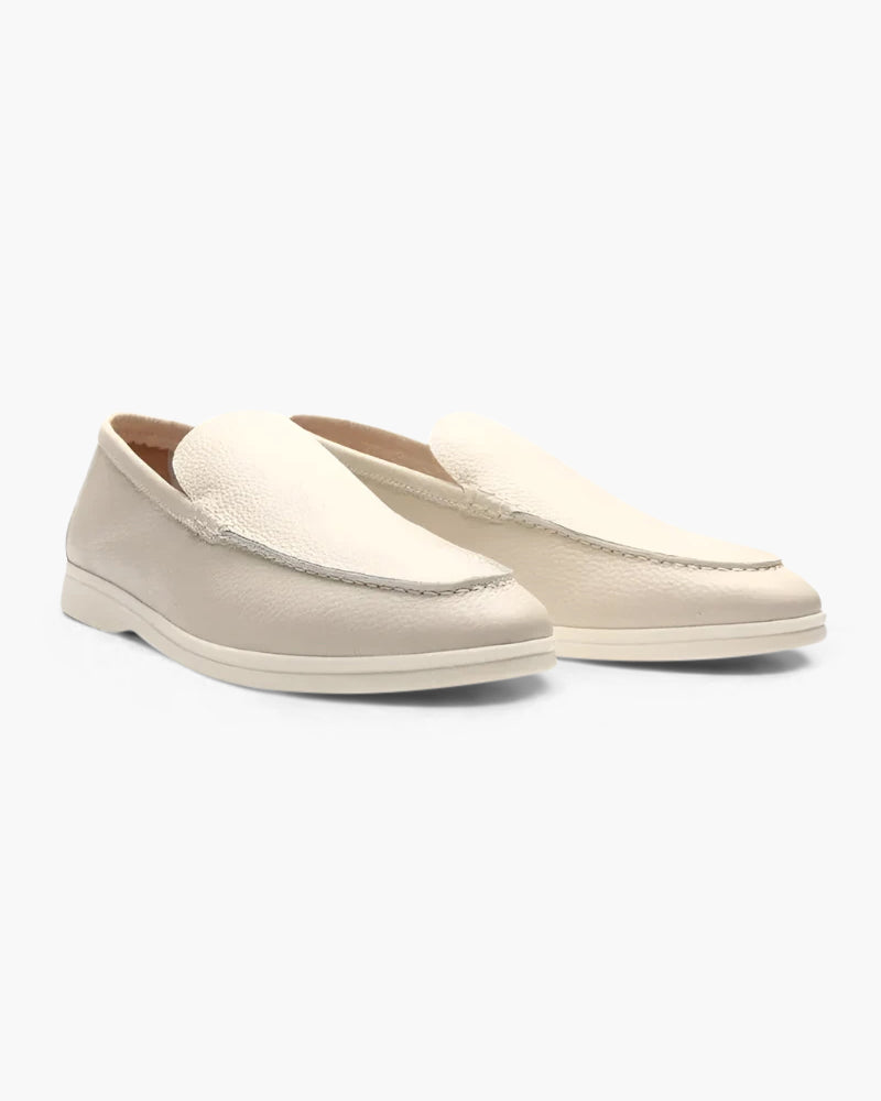 James & Elly™ | Cowhide Leather Loafers