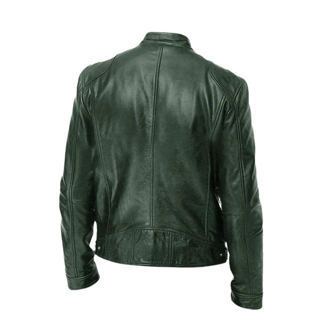 James & Elly™ | Casual Leather Jacket