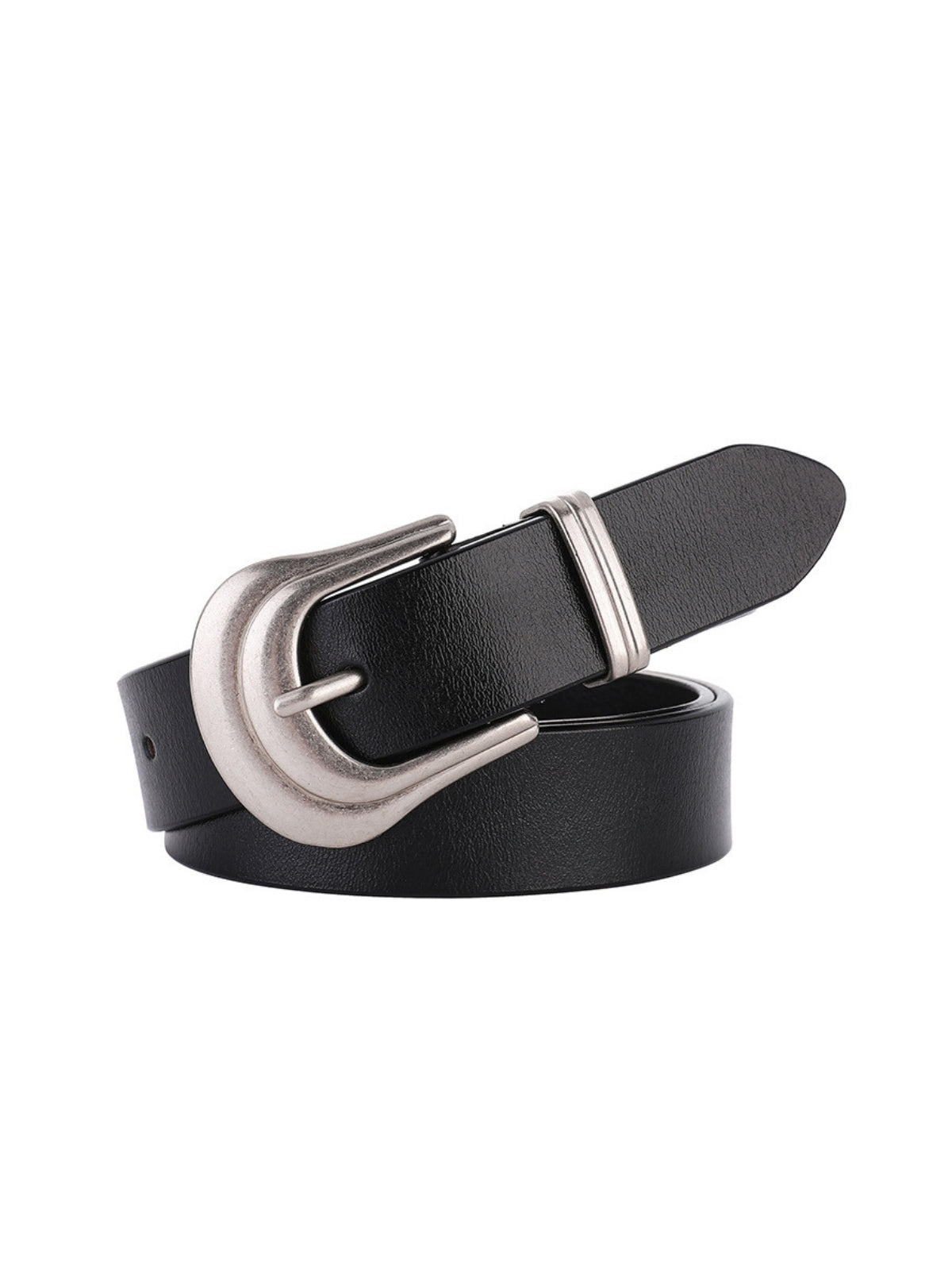 James & Elly™ | Worn Leather Belt in Cowhide, Always Elegant