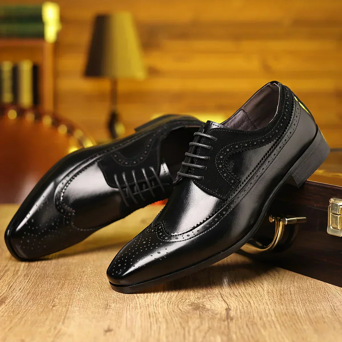 Alexander Prescott suit shoes