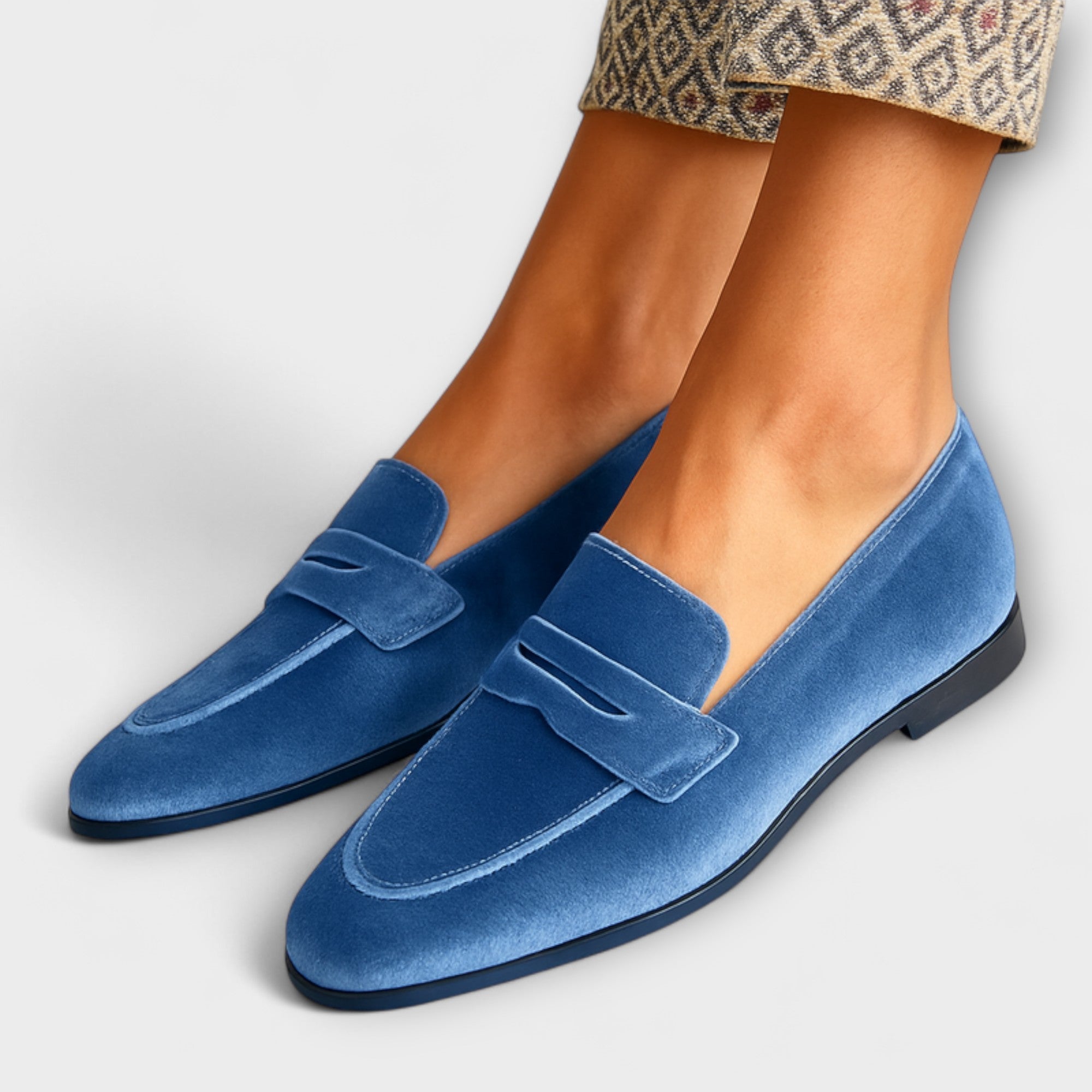 Louise - Soft Velvet Suede Loafers