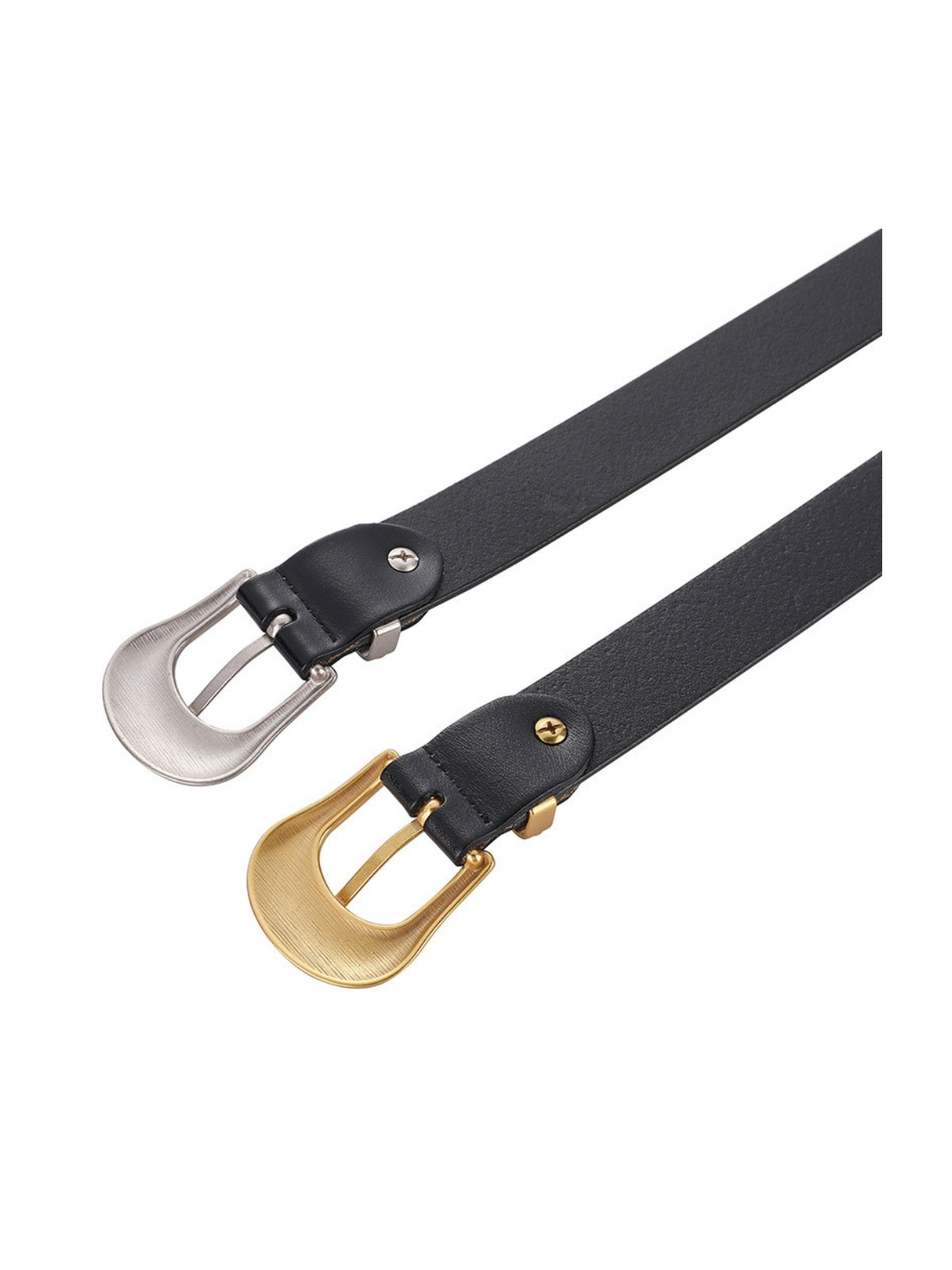 James & Elly™ | Worn Leather Belt in Cowhide, Always Elegant