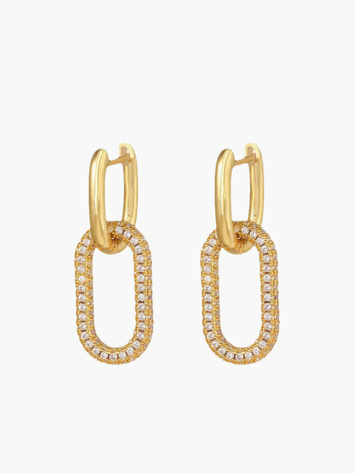 James & Elly™ | Earrings with Hanging Zircon