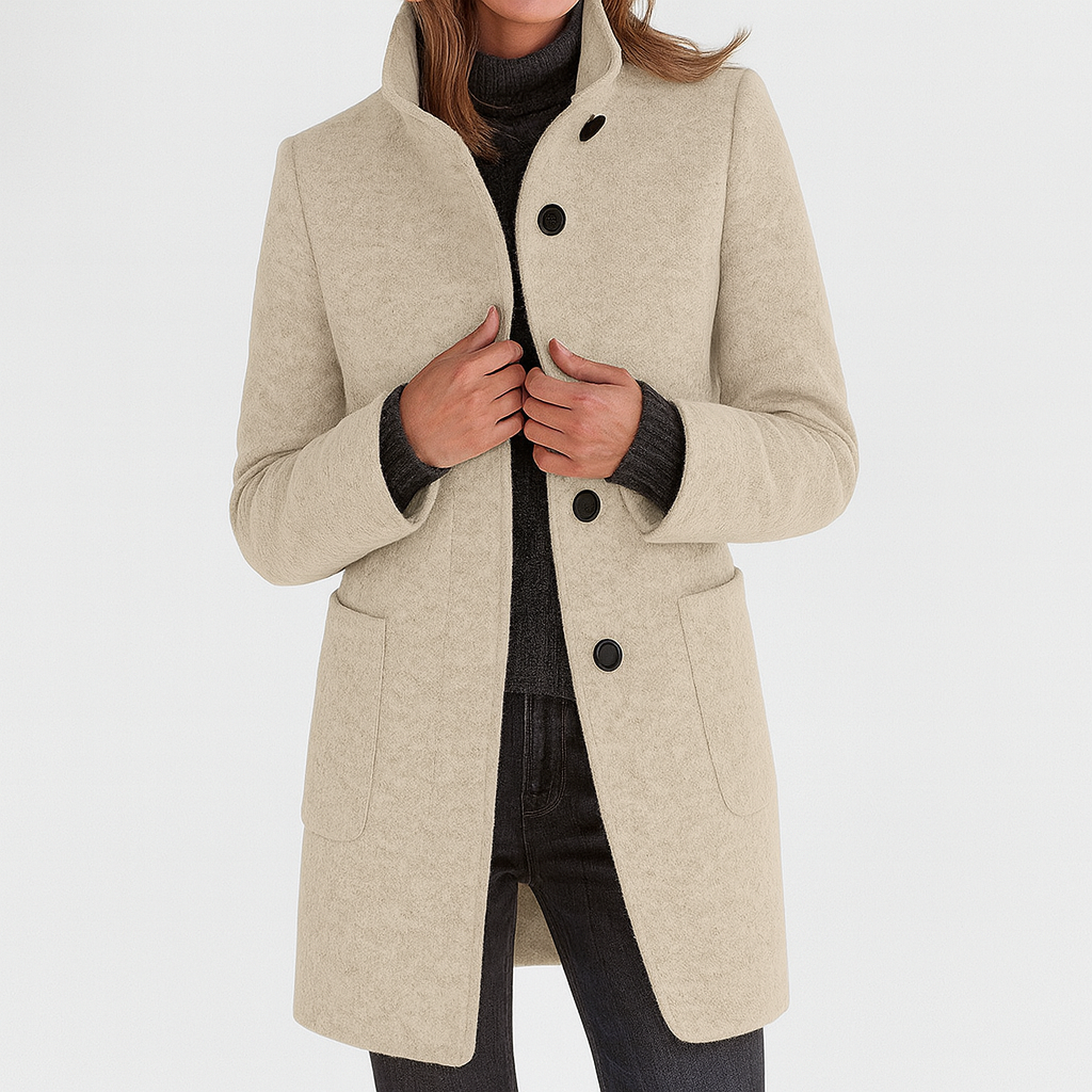 Stella™ | Women's Coat with High Collar