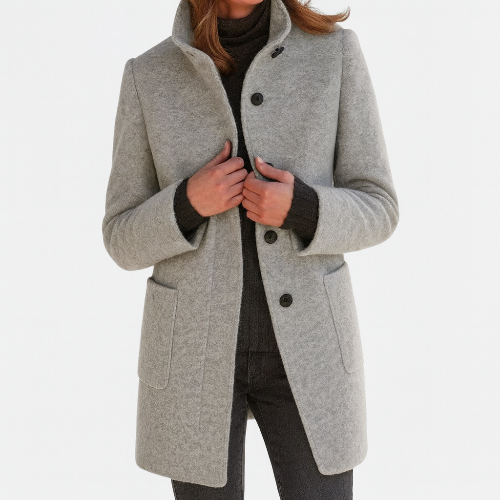 Stella™ | Women's Coat with High Collar