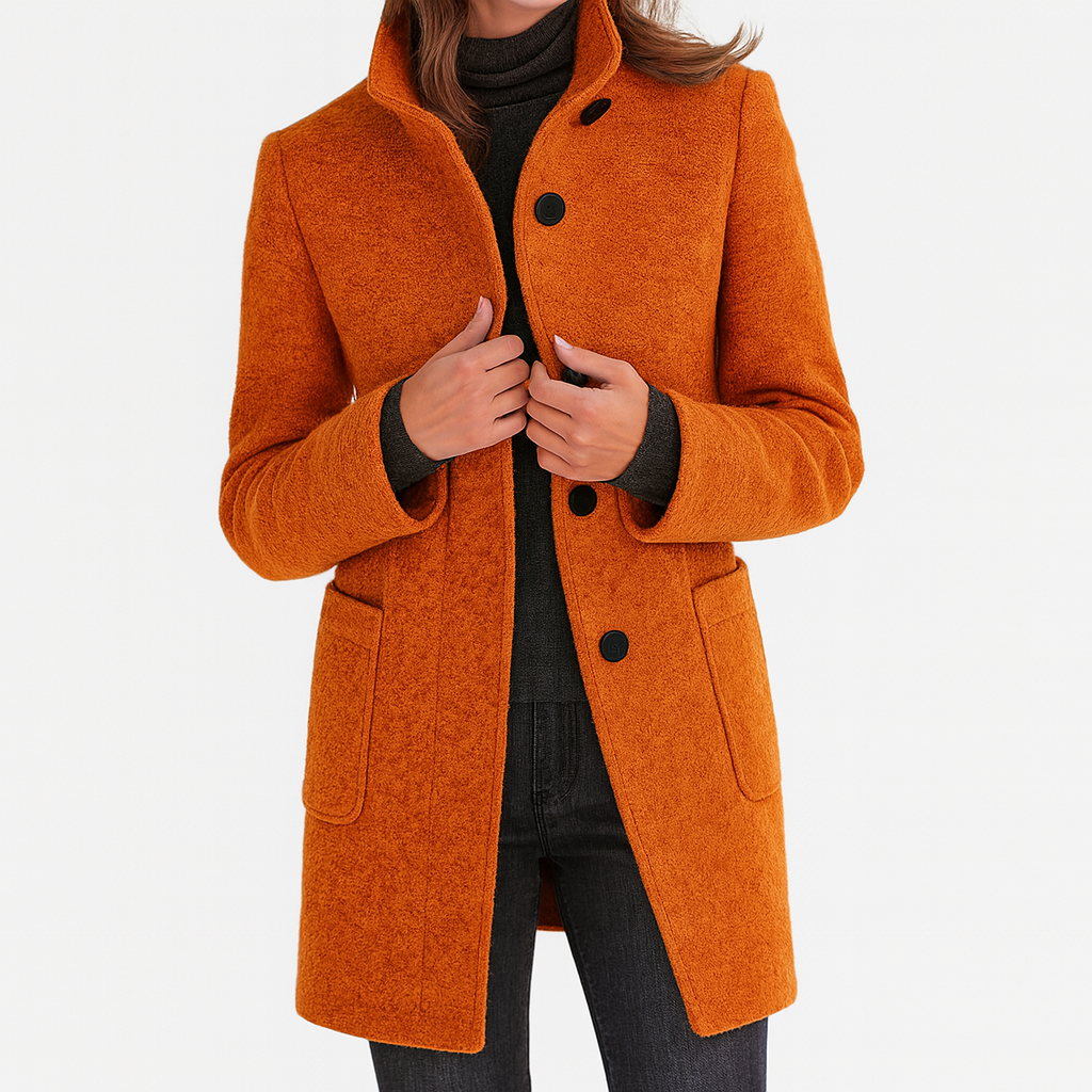 Stella™ | Women's Coat with High Collar