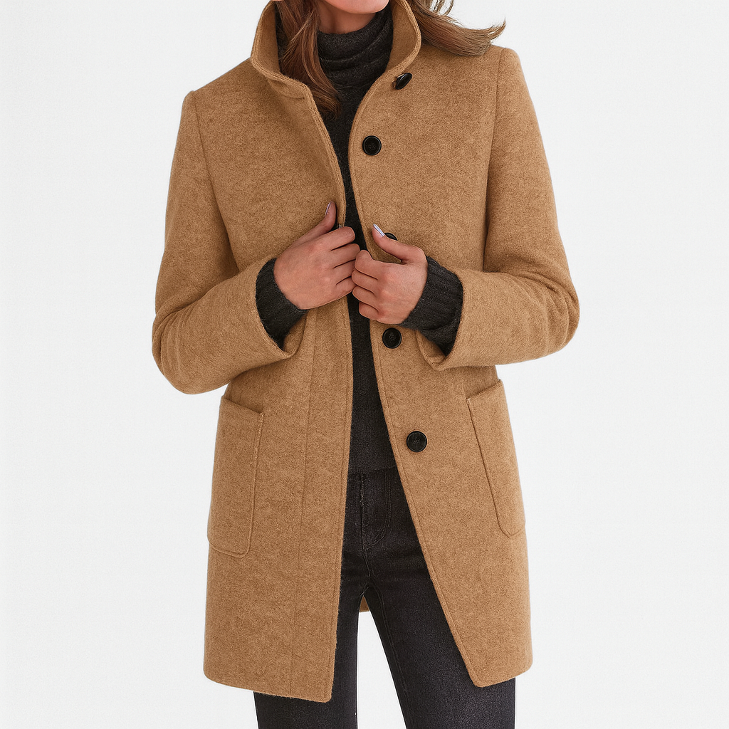 Stella™ | Women's Coat with High Collar