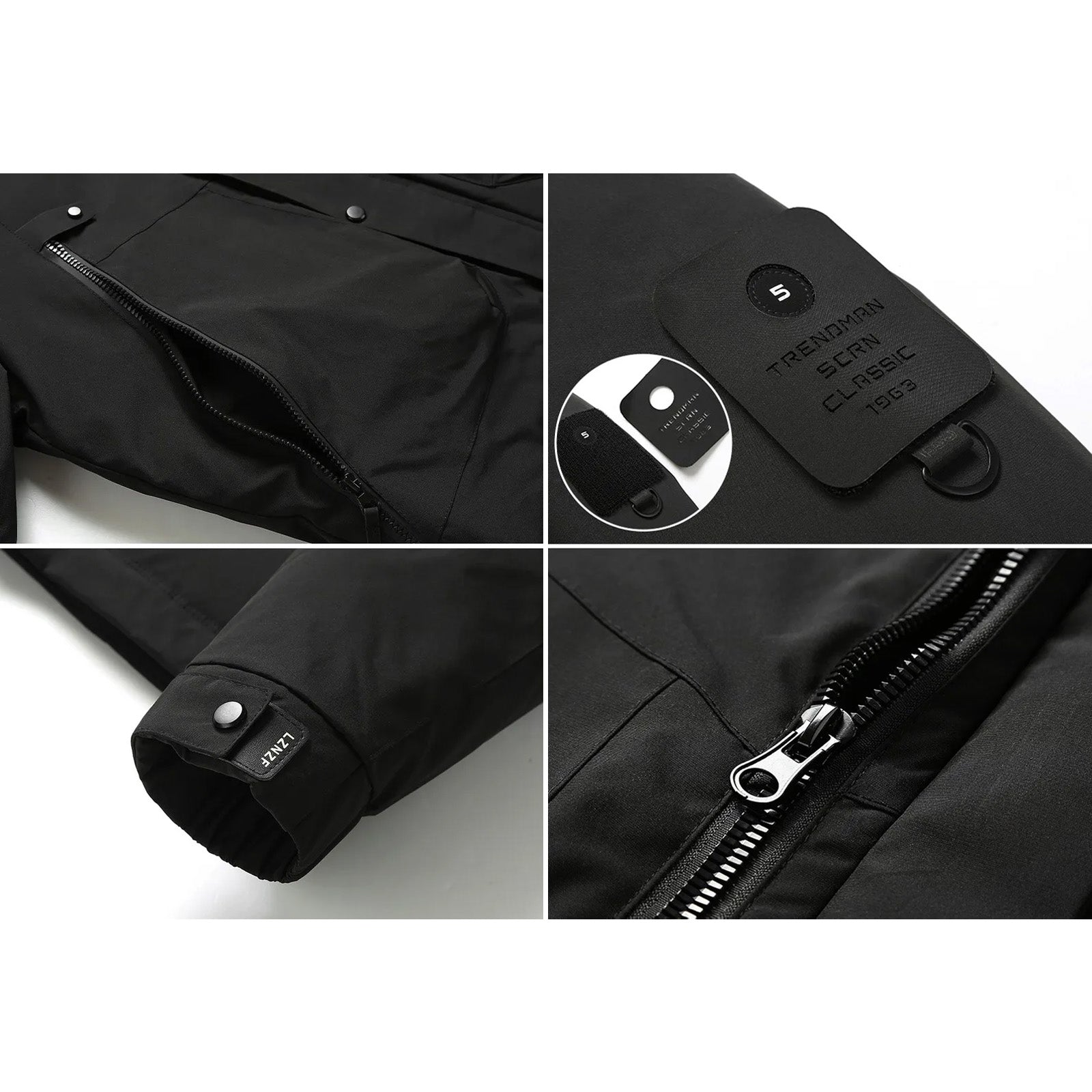 Detachable Hood Down-Filled Men Jacket