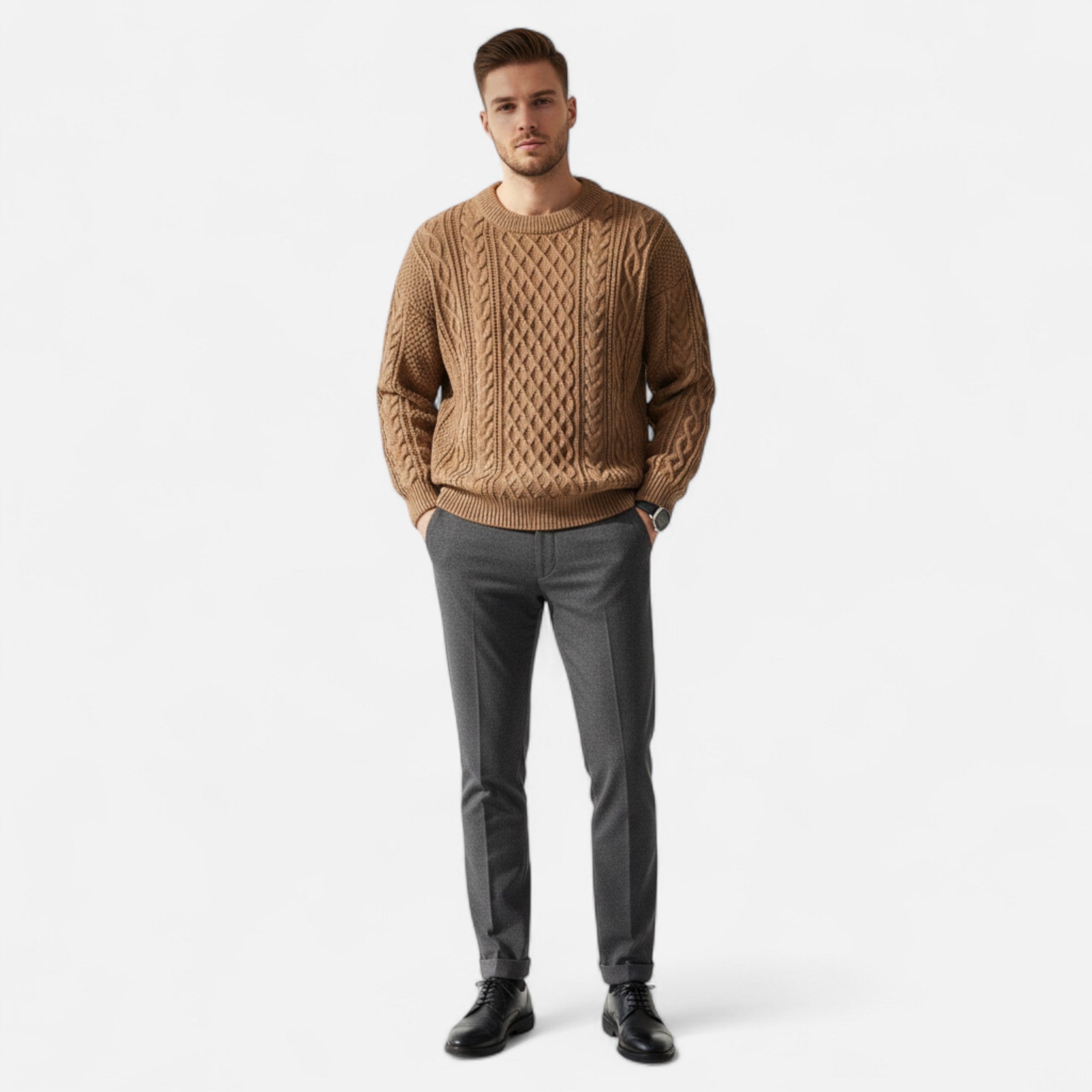 Connor | Classic Men's Sweater in Premium Wool