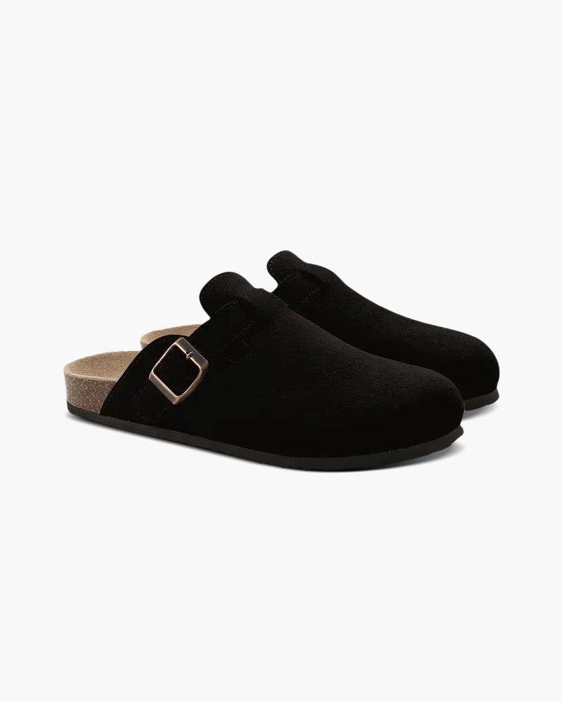 James & Elly™ | Suede Clogs