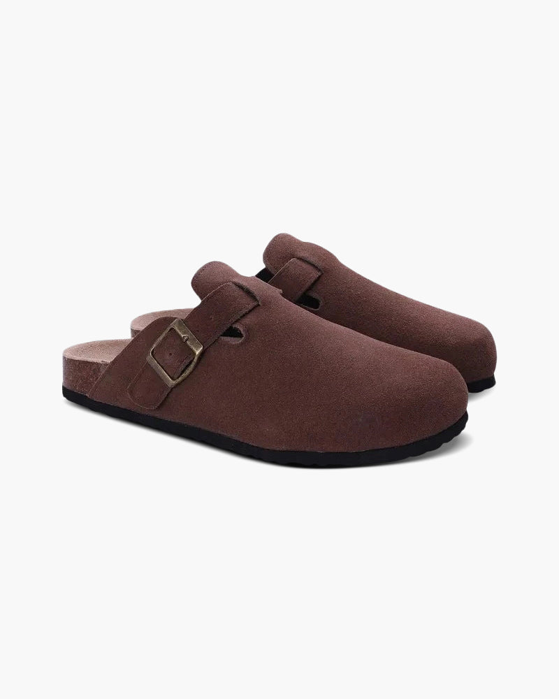 James & Elly™ | Suede Clogs
