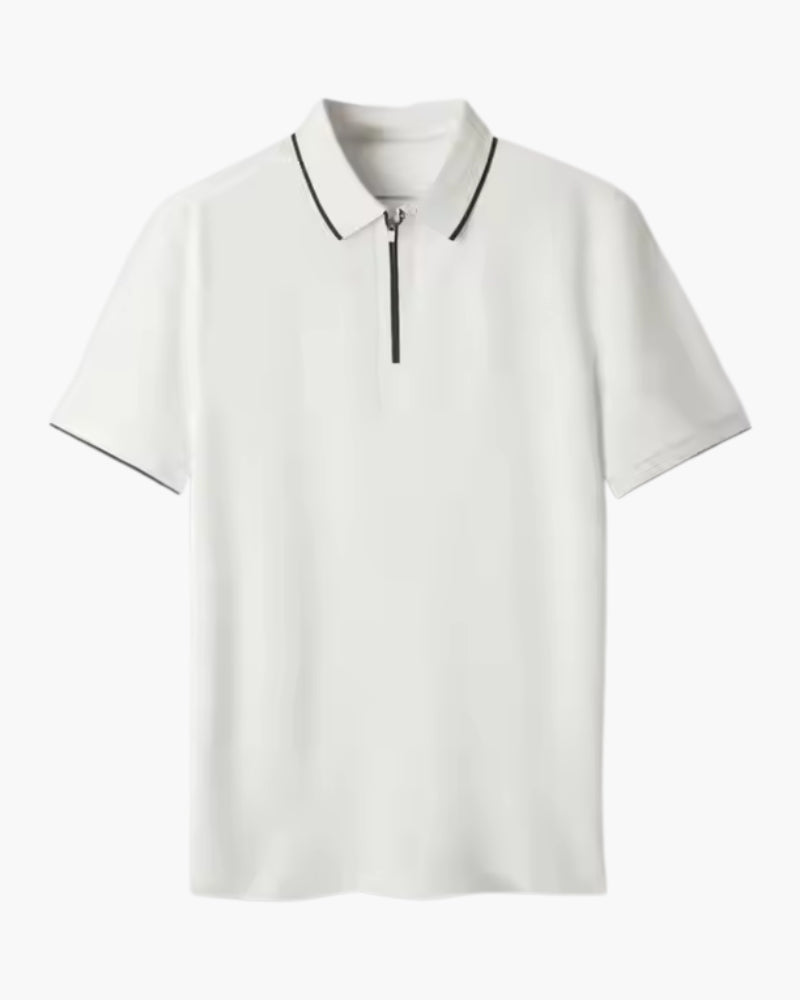 James & Elly™ | Ridgeway Zip Polo