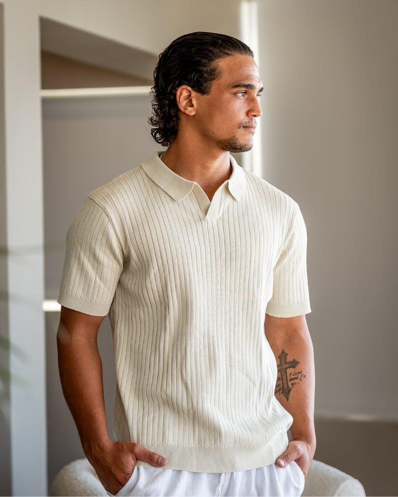 James & Elly™ | Ribbed Polo