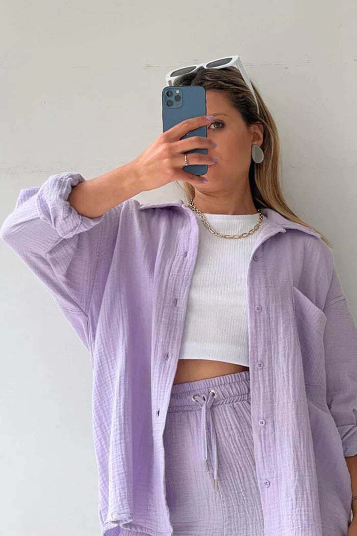 James & Elly™ | Airy Cotton Lounge Set