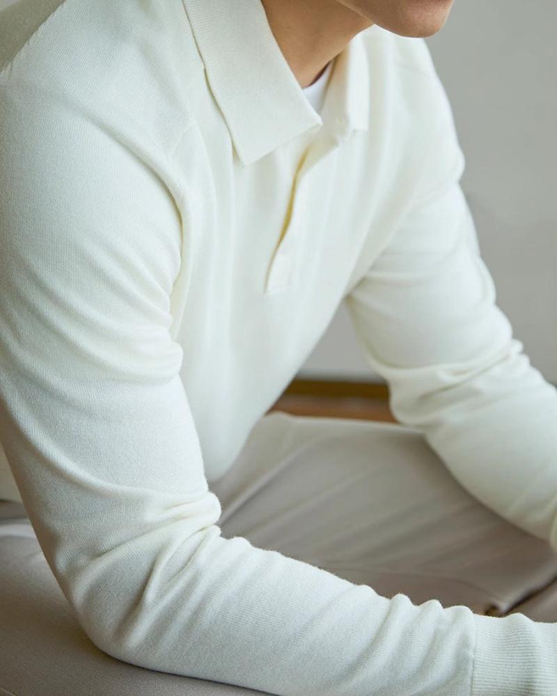 James & Elly™ | Wool Polo (longsleeve)