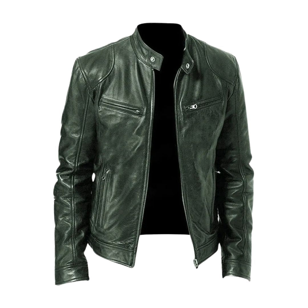 James & Elly™ | Casual Leather Jacket