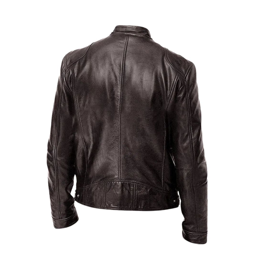James & Elly™ | Casual Leather Jacket