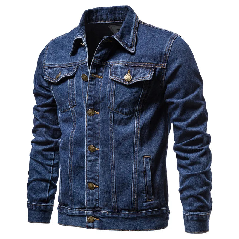 James & Elly™ | Denim Biker Jacket