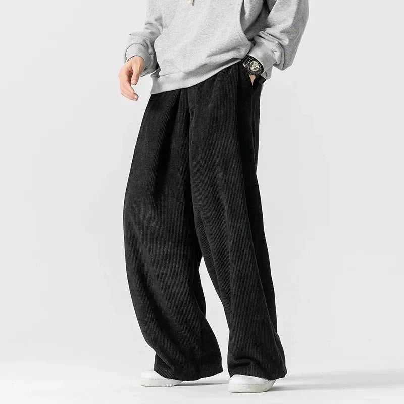 Knox Wide-Leg Corduroy Pants