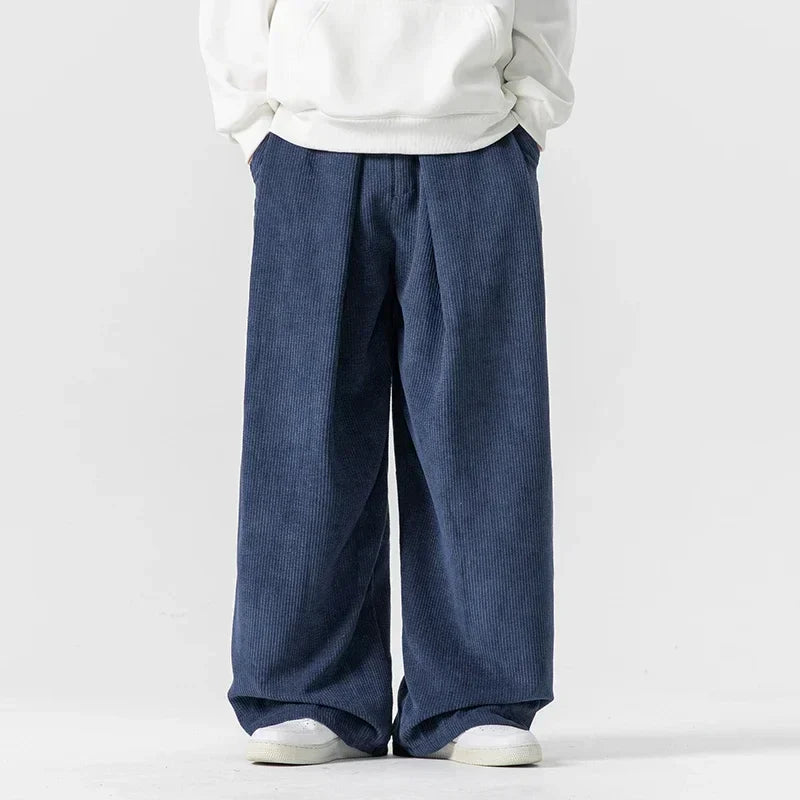 Knox Wide-Leg Corduroy Pants