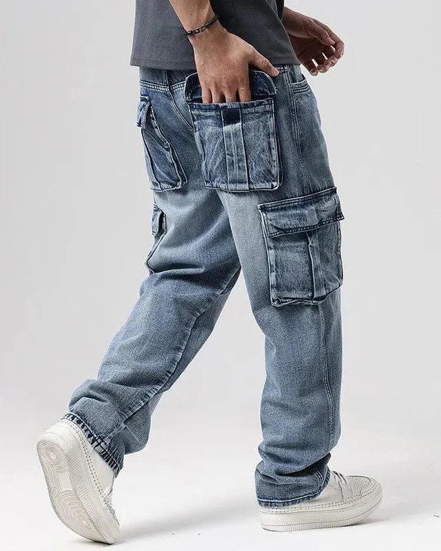 Ryder Washed Cargo Jeans