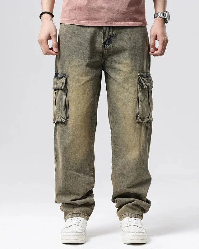 Ryder Washed Cargo Jeans