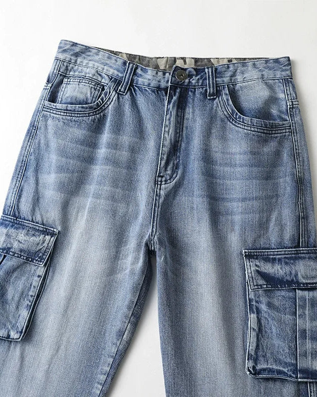 Ryder Washed Cargo Jeans