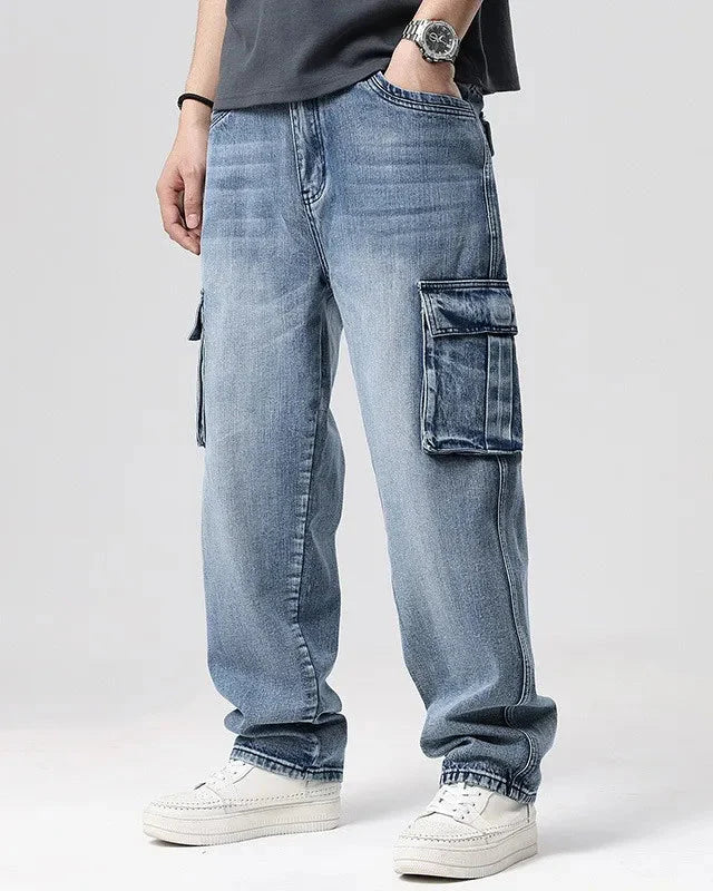 Ryder Washed Cargo Jeans