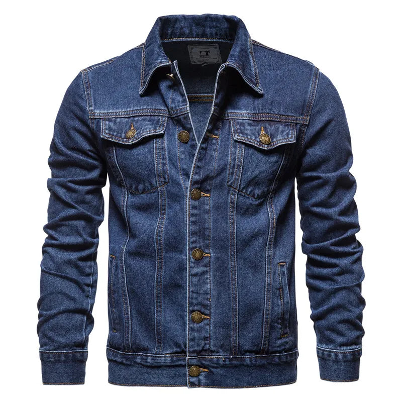 James & Elly™ | Denim Biker Jacket
